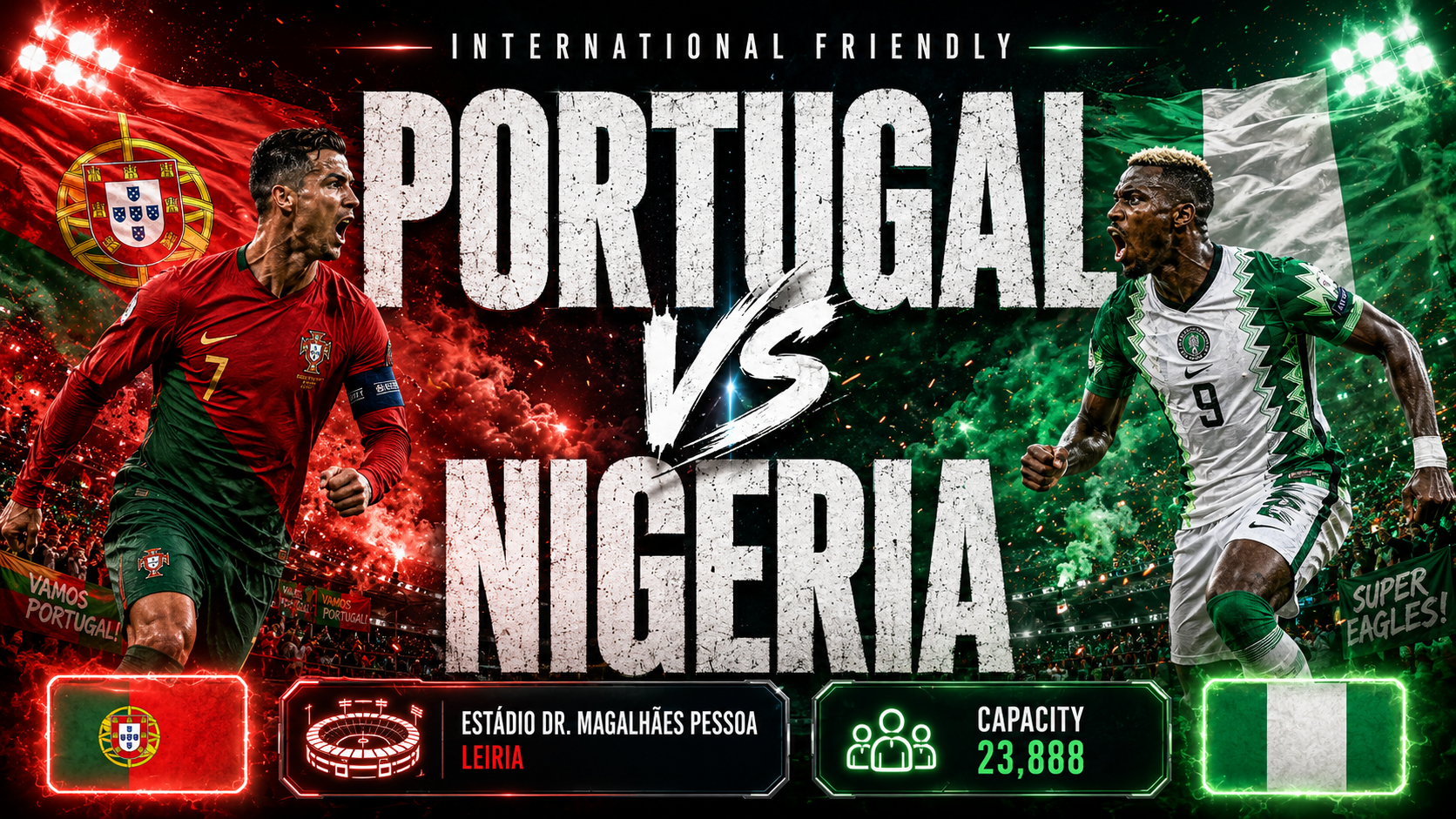 Portugal - Nigeria : El último ensayo general pone a prueba las variantes tácticas de Roberto Martínez